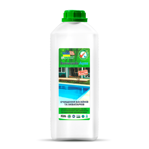 BARRACUDA AQUA, 2 л, очищення басейнів та аквапарків