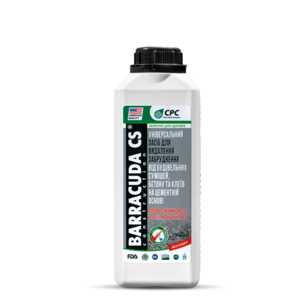 BARRACUDA CS, 1 L, professional remover for cement, concrete, construction solutions (concentrate)