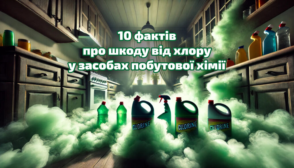 10 фактів про шкоду від хлору у засобах побутової хімії
