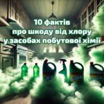 10 фактів про шкоду від хлору у засобах побутової хімії